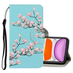 3D Colored Drawing Horizontal Flip PU Leather Case with Holder & Card Slots & Wallet, For iPhone 11