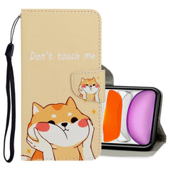 3D Colored Drawing Horizontal Flip PU Leather Case with Holder & Card Slots & Wallet, For iPhone 11