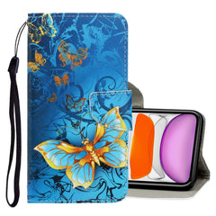 3D Colored Drawing Horizontal Flip PU Leather Case with Holder & Card Slots & Wallet, For iPhone 11