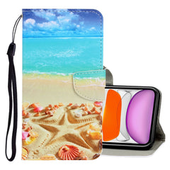 3D Colored Drawing Horizontal Flip PU Leather Case with Holder & Card Slots & Wallet, For iPhone 11