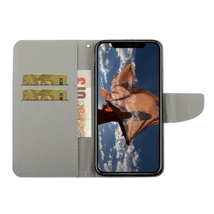 Horizontale Flip-Hülle aus PU-Leder mit 3D-Farbzeichnung, Halter, Kartenfächern und Geldbörse, für iPhone 11