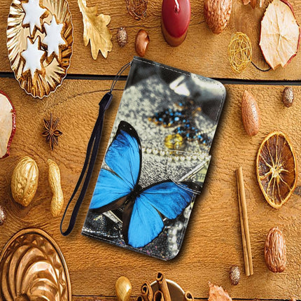 Horizontale Flip-Hülle aus PU-Leder mit 3D-Farbzeichnung, Halter, Kartenfächern und Geldbörse, für iPhone 11