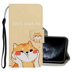 3D Colored Drawing Horizontal Flip PU Leather Case with Holder & Card Slots & Wallet, For iPhone 11 Pro