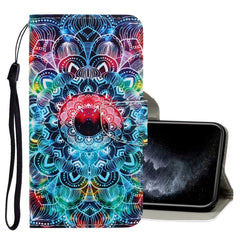 3D Colored Drawing Horizontal Flip PU Leather Case with Holder & Card Slots & Wallet, For iPhone 11 Pro