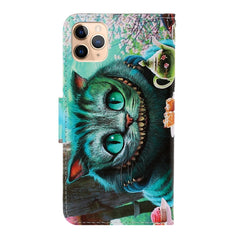 3D Colored Drawing Horizontal Flip PU Leather Case with Holder & Card Slots & Wallet, For iPhone 11 Pro