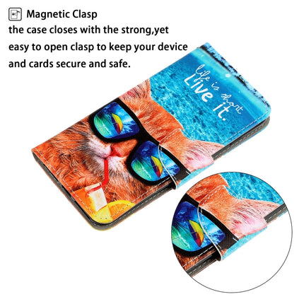 Funda de piel sintética con tapa horizontal con dibujo en color 3D, ranuras para tarjetas y billetera, para iPhone 11 Pro