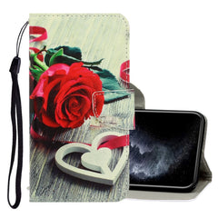 3D Colored Drawing Horizontal Flip PU Leather Case with Holder & Card Slots & Wallet, For iPhone 11 Pro