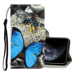 3D Colored Drawing Horizontal Flip PU Leather Case with Holder & Card Slots & Wallet, For iPhone 11 Pro