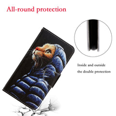 3D Colored Drawing Horizontal Flip PU Leather Case with Holder & Card Slots & Wallet, For iPhone X / XS