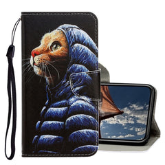 3D Colored Drawing Horizontal Flip PU Leather Case with Holder & Card Slots & Wallet, For iPhone X / XS