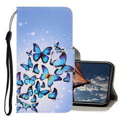 3D Colored Drawing Horizontal Flip PU Leather Case with Holder & Card Slots & Wallet, For iPhone X / XS