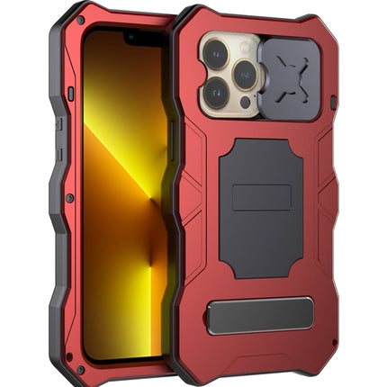 Camshield Shockproof Waterproof Dustproof Metal Case with Holder, For iPhone 13, For iPhone 13 Pro, For iPhone 13 Pro Max, For iPhone 12 / 12 Pro
