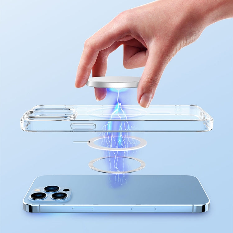 Magnetische MagSafe TPU-Telefonhülle der Crystal Clear Series, für iPhone 12 mini, für iPhone 12 / 12 Pro, für iPhone 12 Pro Max, für iPhone 13 mini, für iPhone 13, für iPhone 13 Pro, für iPhone 13 Pro Max