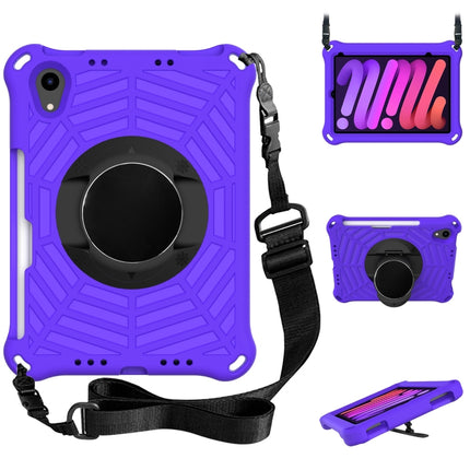 Funda para tableta Spider King EVA con correa para el hombro, soporte y ranura para bolígrafo, para iPad mini 2024/mini 6