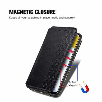 Cubic Grid Pressed Horizontal Flip Magnetic Leather Case with Holder & Card Slots & Wallet, For Doogee N40 Pro, For Infinix Zero 8, For OPPO Realme C21Y, For Vodafone Smart E11, For Wiko Power U30, For Xiaomi Mi 11T / Mi 11T Pro, For Google Pixel 6    ...