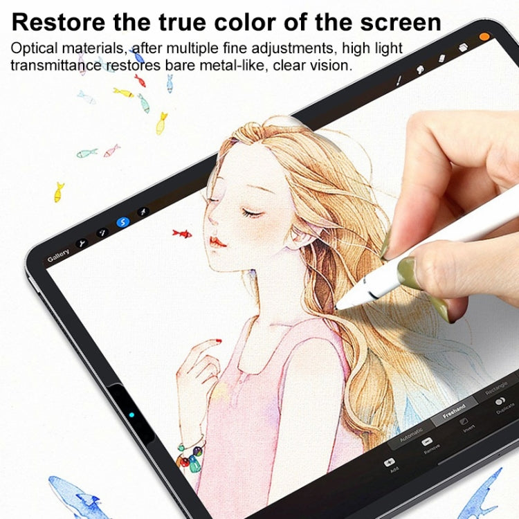 Magnetischer, abnehmbarer Tablet-Bildschirm-Paperfeel-Schutz, matte PET-Folie, für iPad 9.7 2018/2017, für iPad 10.2 2021/2020/2019, für iPad Pro 10.5 2017, für iPad Pro 11 2021/2020/2018, für iPad Pro 12.9 2017/2015