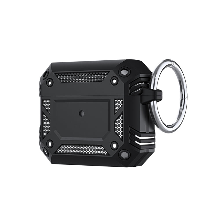 TPU + PC Anti-Fall-Kopfhörerhülle mit Haken, für AirPods 3