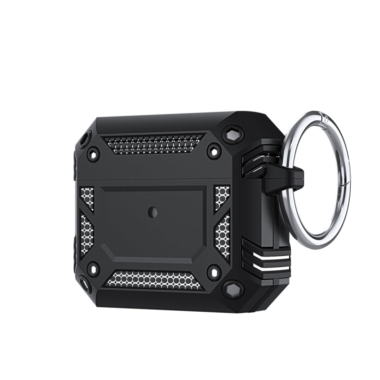 TPU + PC Anti-Fall-Kopfhörerhülle mit Haken, für AirPods 3