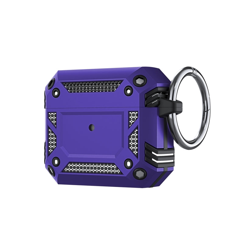 TPU + PC Anti-Fall-Kopfhörerhülle mit Haken, für AirPods 3
