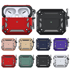 TPU + PC Anti-Fall-Kopfhörerhülle mit Haken, für AirPods 3