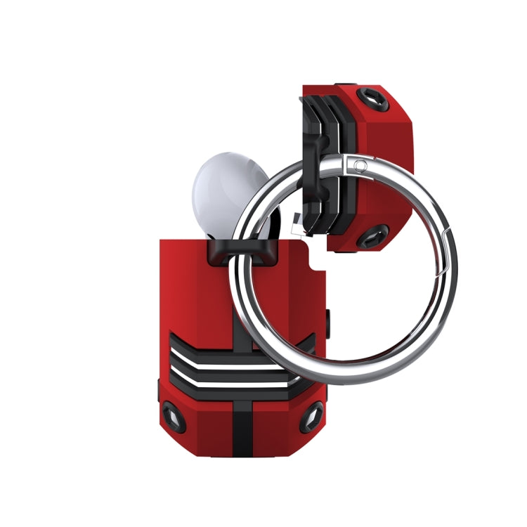 TPU + PC Anti-Fall-Kopfhörerhülle mit Haken, für AirPods 3