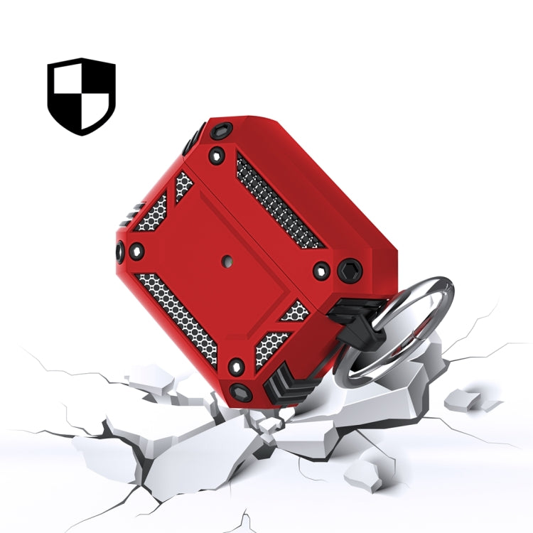 TPU + PC Anti-Fall-Kopfhörerhülle mit Haken, für AirPods 3