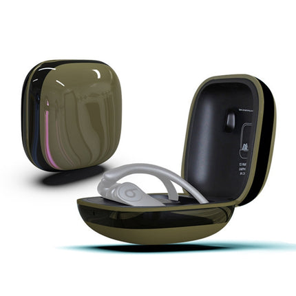 Estuche protector de silicona y PC con superficie de espejo para auriculares inalámbricos Beats Powerbeats Pro
