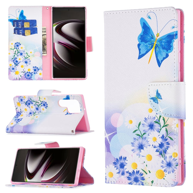 Colored Drawing Pattern Horizontal Flip Phone Leather Case with Holder & Card Slots & Wallet, For vivo Y21, For Samsung Galaxy A13 5G, For Samsung Galaxy S22 Ultra 5G