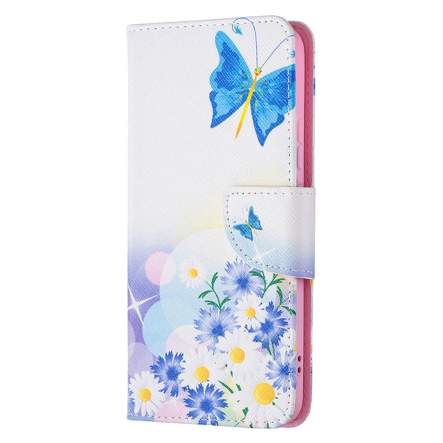Colored Drawing Pattern Horizontal Flip Phone Leather Case with Holder & Card Slots & Wallet, For Samsung Galaxy S22+ 5G, For Samsung Galaxy S22 5G