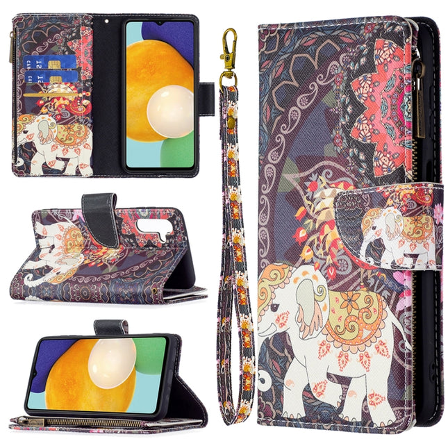 Colored Drawing Pattern Zipper Horizontal Flip Phone Leather Case with Holder & Card Slots & Wallet, For vivo Y21, For Samsung Galaxy A13 5G, For Samsung Galaxy S22 5G