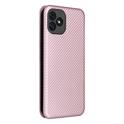 Carbon Fiber Texture Magnetic Horizontal Flip Leather Phone Case with Card Slot, For Blackview Oscal C20, For Samsung Galaxy A13 5G, For Motorola Moto E20 / E30 / E40