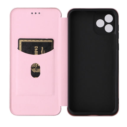 Carbon Fiber Texture Magnetic Horizontal Flip Leather Phone Case with Card Slot, For Blackview Oscal C20, For Samsung Galaxy A13 5G, For Motorola Moto E20 / E30 / E40