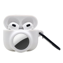 2 in 1 Shockproof Full Coverage Silicone Protective Case For AirPods 3 / AirTag, For AirPods 3 / AirTag