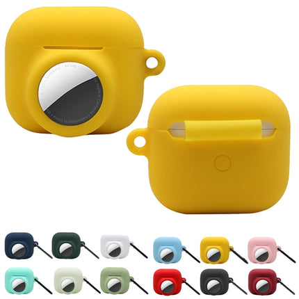 2 in 1 Shockproof Full Coverage Silicone Protective Case For AirPods 3 / AirTag 2nd Gen / AirTag 1st Gen, For AirPods 3 / AirTag