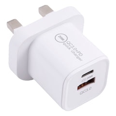 20WACB 20W QC3.0 + PD Quick Charger, AU Plug, EU Plug, UK Plug, US Plug