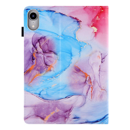 Funda de cuero con tapa horizontal y textura de seda para tableta, con soporte, ranura para tarjetas y función de suspensión/activación, para iPad mini 2024/mini 6