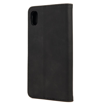 Skin Feel Splicing Leather Phone Case, For iPhone X / XS, For iPhone XR, For iPhone SE 2022 / SE 2020 / 8 / 7, For iPhone 8 Plus & 7 Plus