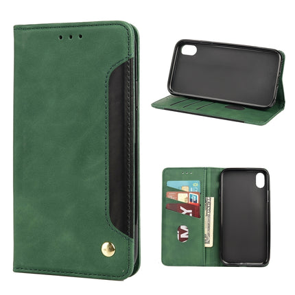 Skin Feel Splicing Leather Phone Case, For iPhone X / XS, For iPhone XR, For iPhone SE 2022 / SE 2020 / 8 / 7, For iPhone 8 Plus & 7 Plus