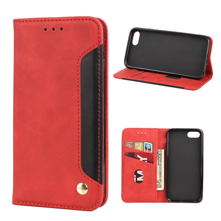 Skin Feel Splicing Leather Phone Case, For iPhone X / XS, For iPhone XR, For iPhone SE 2022 / SE 2020 / 8 / 7, For iPhone 8 Plus & 7 Plus