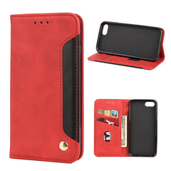 Skin Feel Splicing Leather Phone Case, For iPhone 11, For iPhone XS Max, For iPhone X / XS, For iPhone XR, For iPhone SE 2022 / SE 2020 / 8 / 7