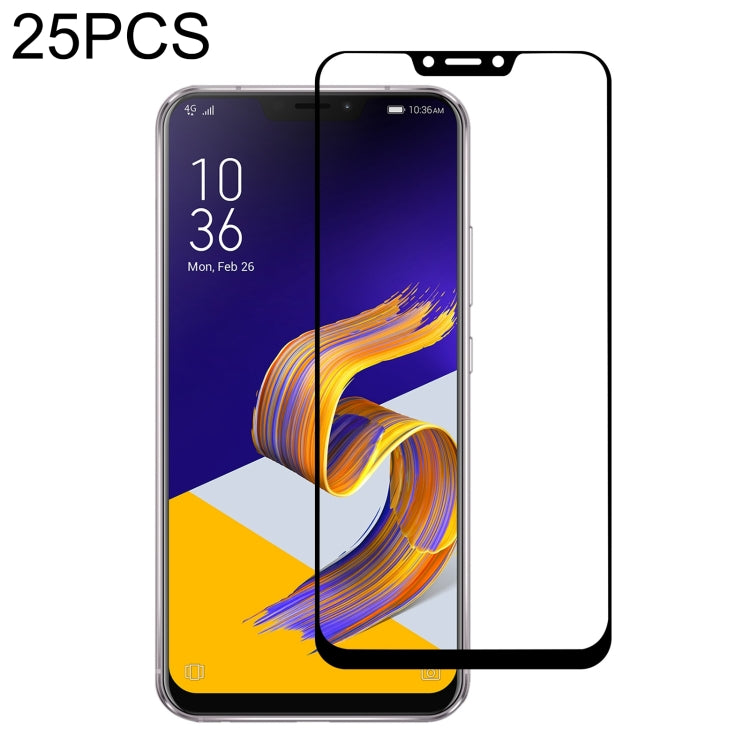 25 PCS Full Glue Full Cover Screen Protector Tempered Glass Film