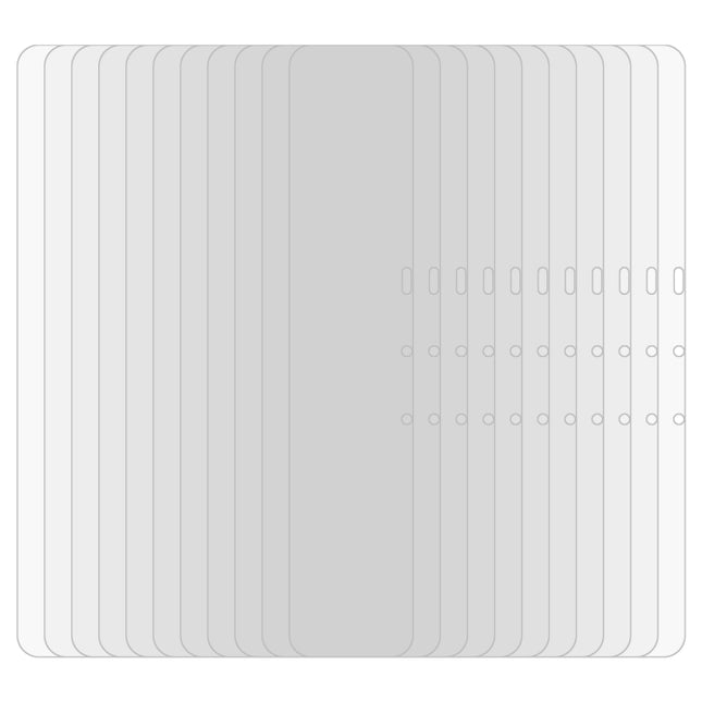 75 PCS 9H 2.5D Explosion-proof Tempered Tablet Glass Film