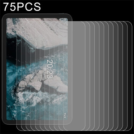 75 PCS 9H 2.5D Explosion-proof Tempered Tablet Glass Film