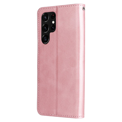 Calf Texture Zipper Horizontal Flip Leather Phone Case, For Samsung Galaxy S22 Ultra 5G, For Samsung Galaxy S22 5G, For Samsung Galaxy S22+ 5G