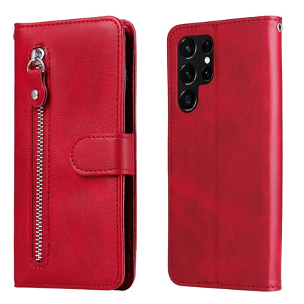 Calf Texture Zipper Horizontal Flip Leather Phone Case, For Samsung Galaxy S22 Ultra 5G, For Samsung Galaxy S22 5G, For Samsung Galaxy S22+ 5G