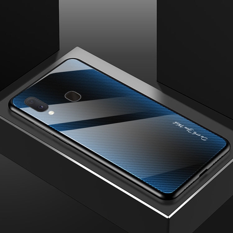 Texture Gradient Glass Schutzhülle, Für Galaxy A20 / A30, Für Galaxy A50, Für Galaxy A80 / A90, Für Galaxy Note 9, Für Galaxy Note 10 Pro