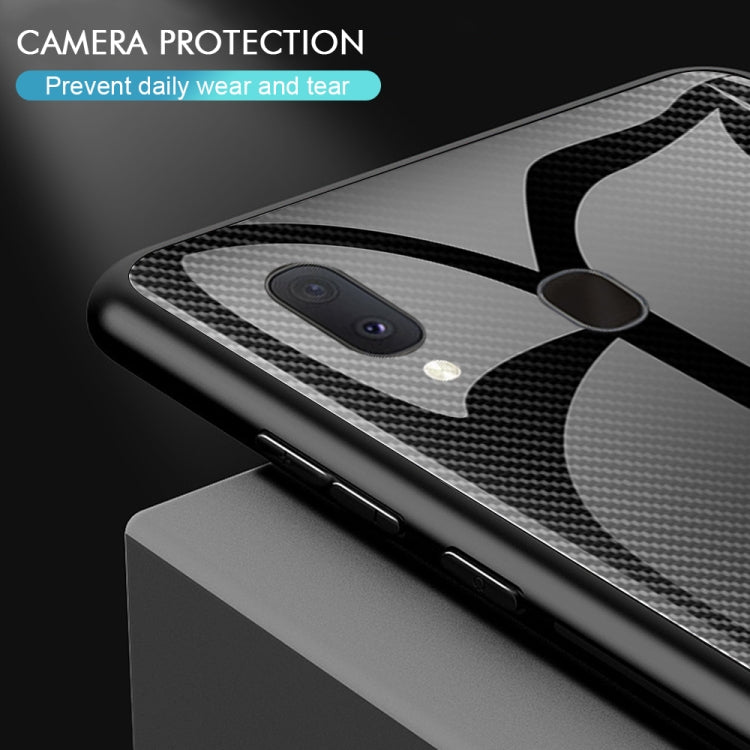 Texture Gradient Glass Schutzhülle, Für Galaxy A20 / A30, Für Galaxy A50, Für Galaxy A80 / A90, Für Galaxy Note 9, Für Galaxy Note 10 Pro