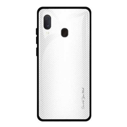 Texture Gradient Glass Protective Case, For Galaxy A20 / A30, For Galaxy A50, For Galaxy A80 / A90, For Galaxy Note 9