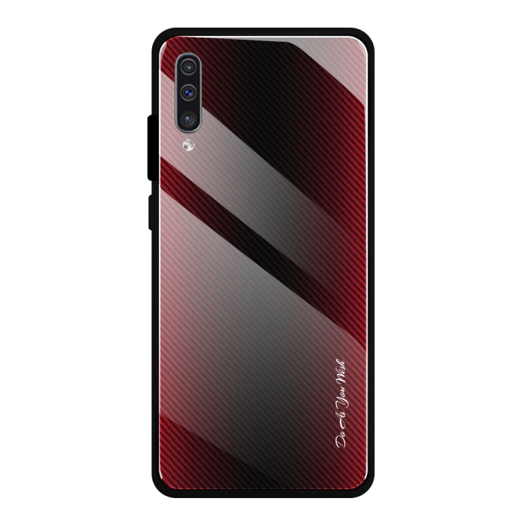 Texture Gradient Glass Schutzhülle, Für Galaxy A20 / A30, Für Galaxy A50, Für Galaxy A80 / A90, Für Galaxy Note 9, Für Galaxy Note 10 Pro