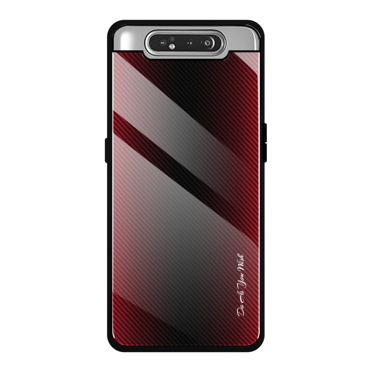 Texture Gradient Glass Schutzhülle, Für Galaxy A20 / A30, Für Galaxy A50, Für Galaxy A80 / A90, Für Galaxy Note 9, Für Galaxy Note 10 Pro
